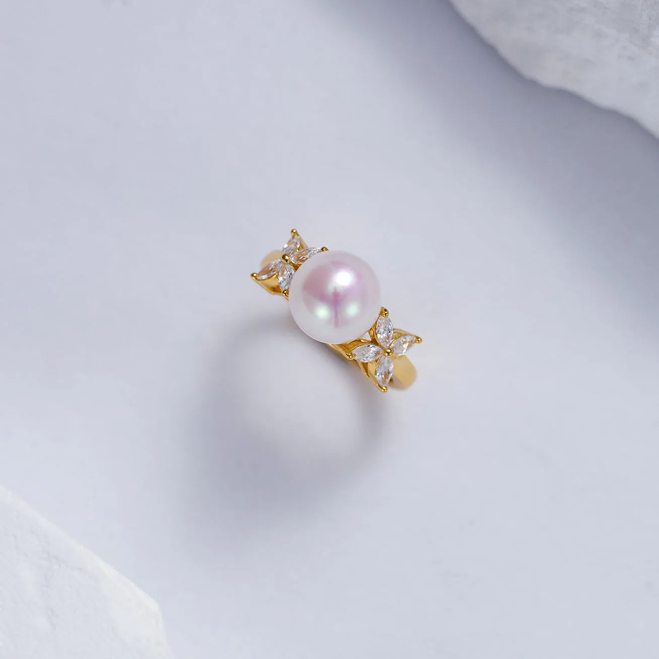 Top Grade Freshwater Pearl Ring WR00243 | EVERLEAF