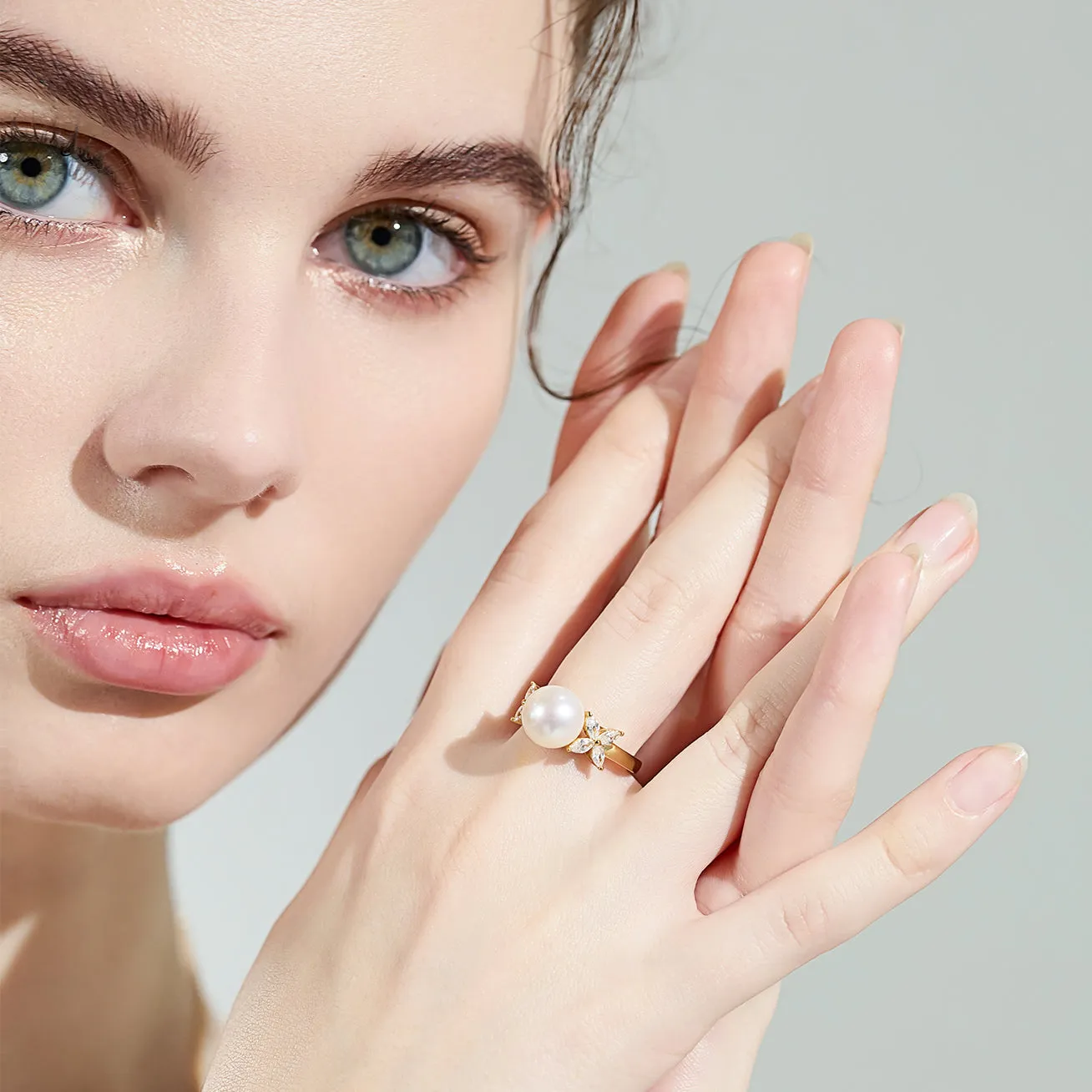 Top Grade Freshwater Pearl Ring WR00243 | EVERLEAF