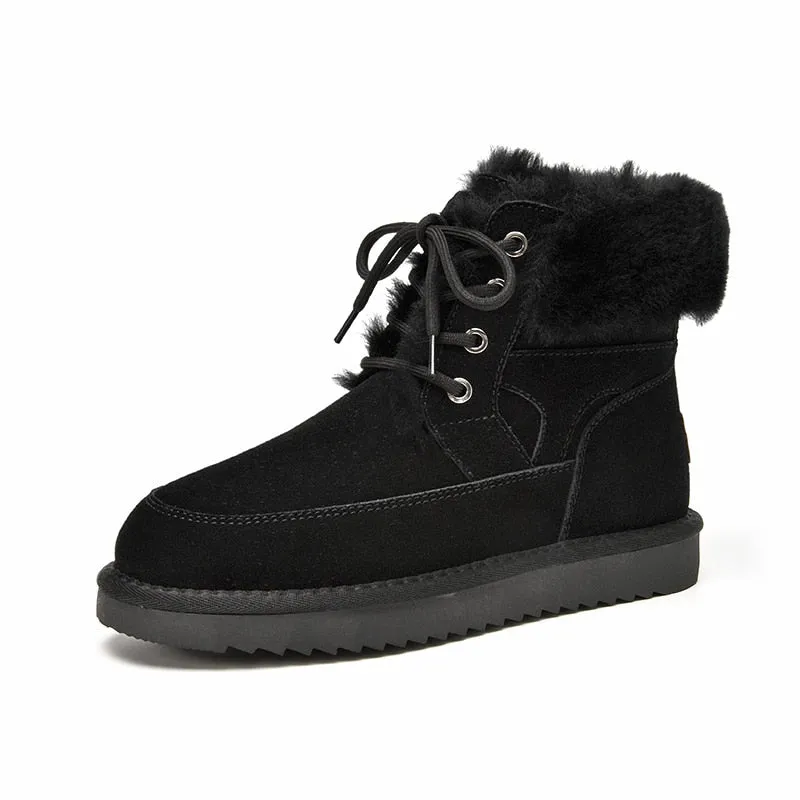 Women's Suede Casual Snowshoe