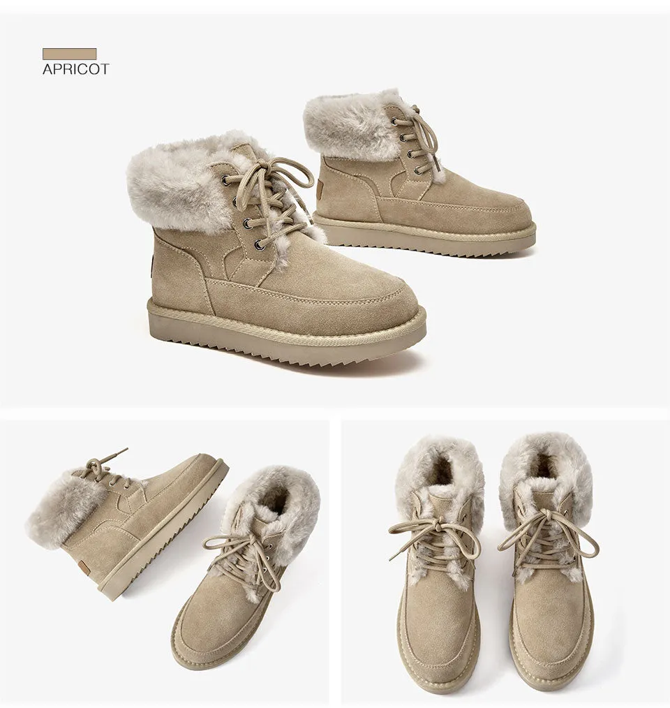 Women's Suede Casual Snowshoe