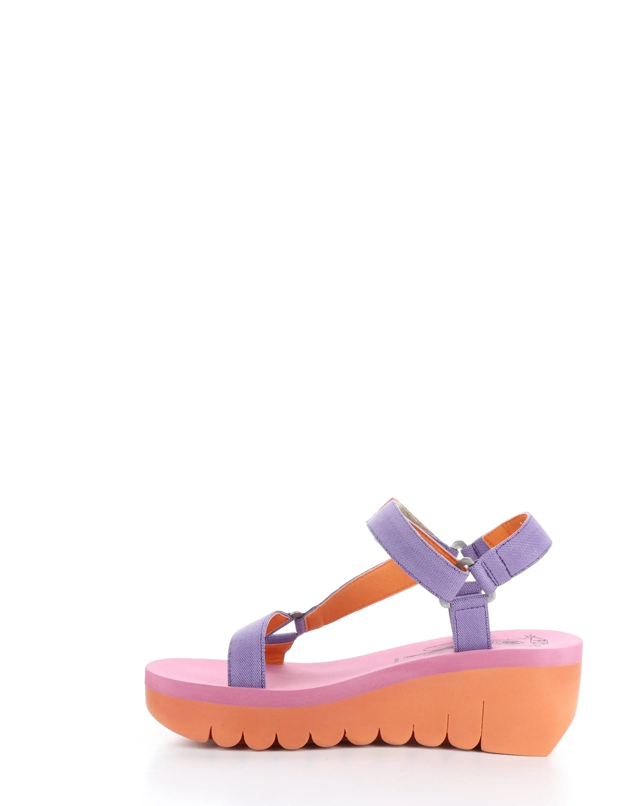 YEFA726FLY 008 VIOLET/ORANGE Velcro Sandals