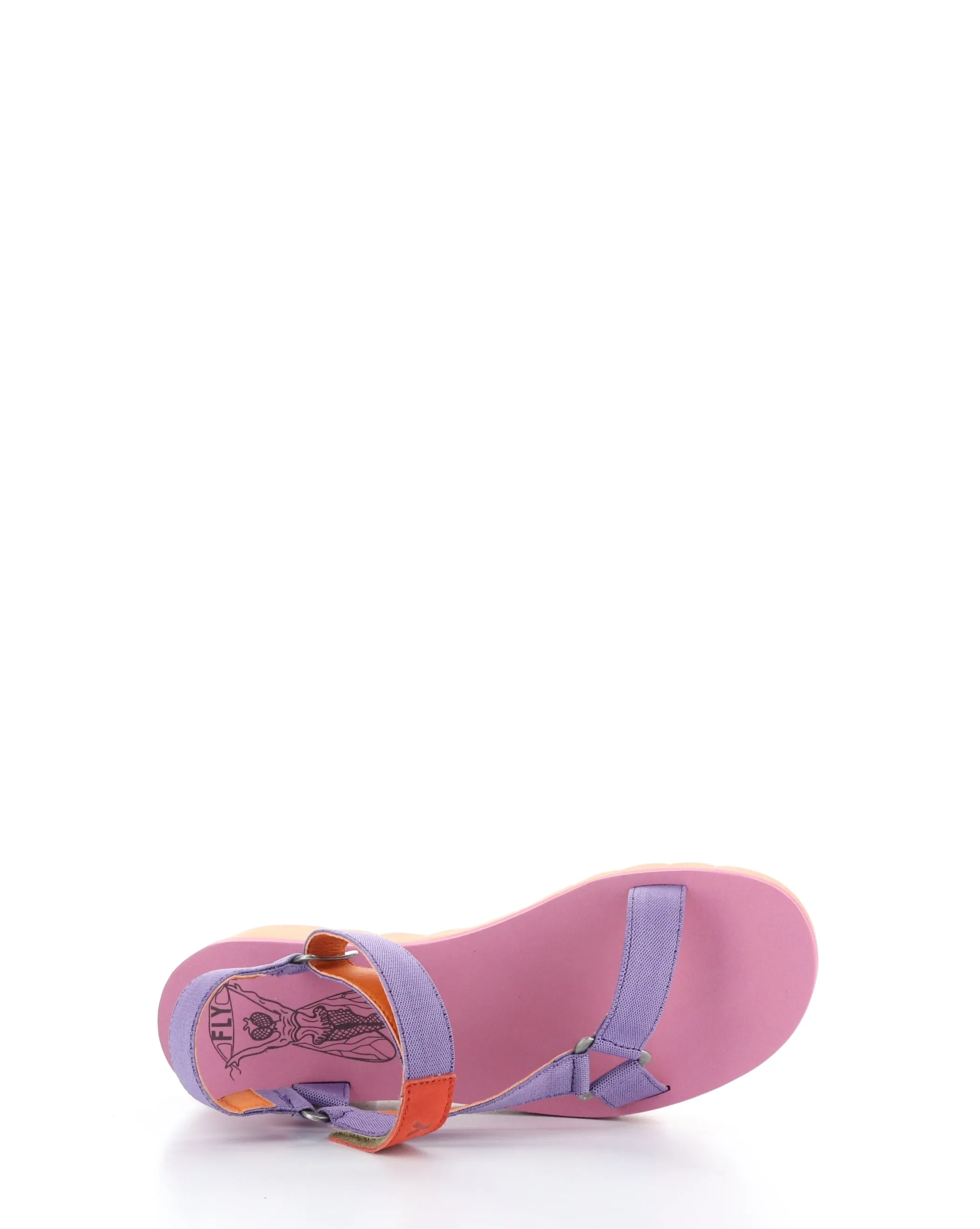 YEFA726FLY 008 VIOLET/ORANGE Velcro Sandals