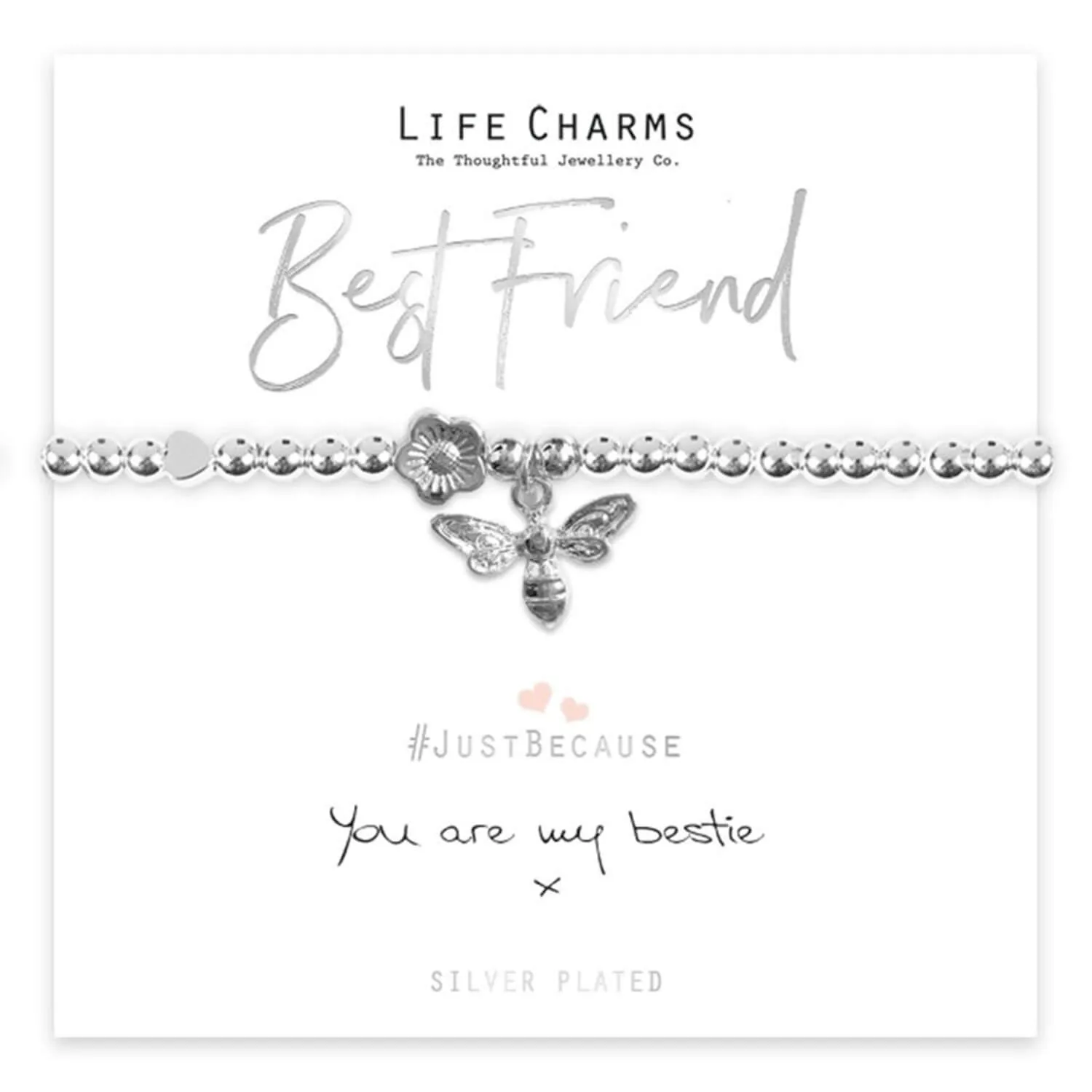 You Are My Bestie Bracelet - Silver